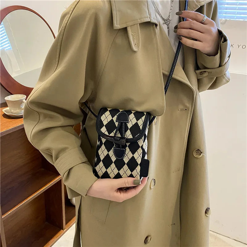 Canvas Mini Shoulder Bag Casual Personality Crossbody