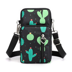 Canvas Handbag Mobile Phone Bag Women's Messenger Bag All-match Mini Small Cross