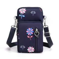 Canvas Handbag Mobile Phone Bag Women's Messenger Bag All-match Mini Small Cross
