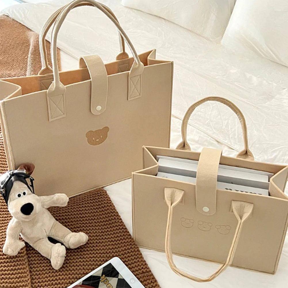 Cartoon Animal Hand Bag Tote Bags For Women Large Capacity Travel Handbags