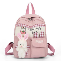 Bear Canvas School Bags for Kids Student SchoolBags
