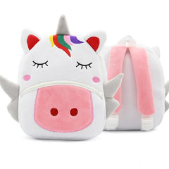 Kids Plush Backpacks Mini Kindergarten Schoolbag Animal Backpack