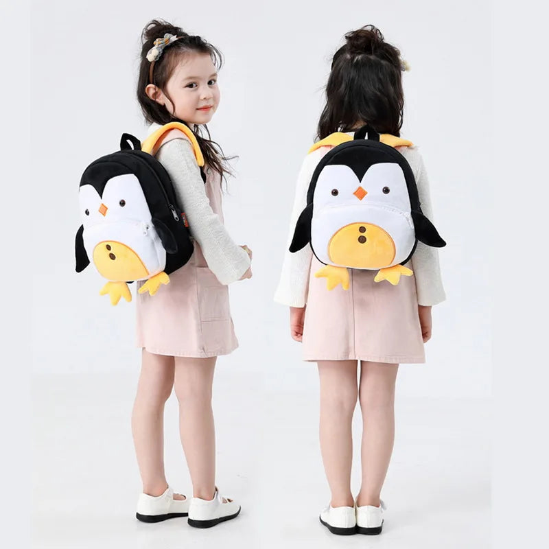 Kids Plush Backpacks Mini Kindergarten Schoolbag Plush Animal Backpack