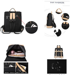 Casual Oxford Women Backpack Waterproof School Bag Ladies Travel Bag