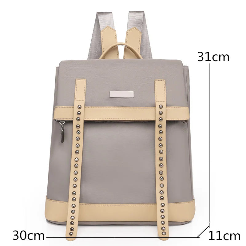 Casual Oxford Women Backpack Waterproof School Bag Ladies Travel Bag