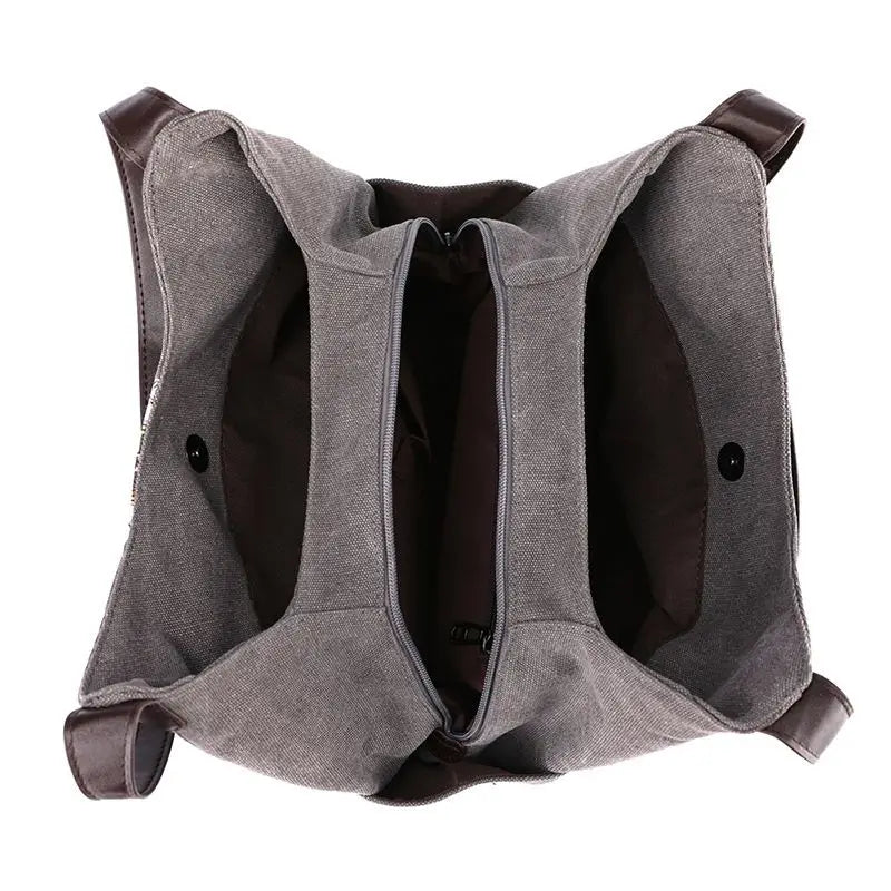 Casual Cotton Tote Vintage Canvas Bag for Women KL831