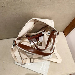 Canvas Casual Big Tote Bag Lady Shopper Crossbody Handbags