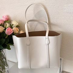 Casual Women Big Totes Female Large Capacity Handbags Green PU Leather Composite