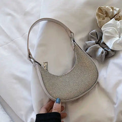 Chain Diamonds Crossbody Bag for Women Summer Handbag