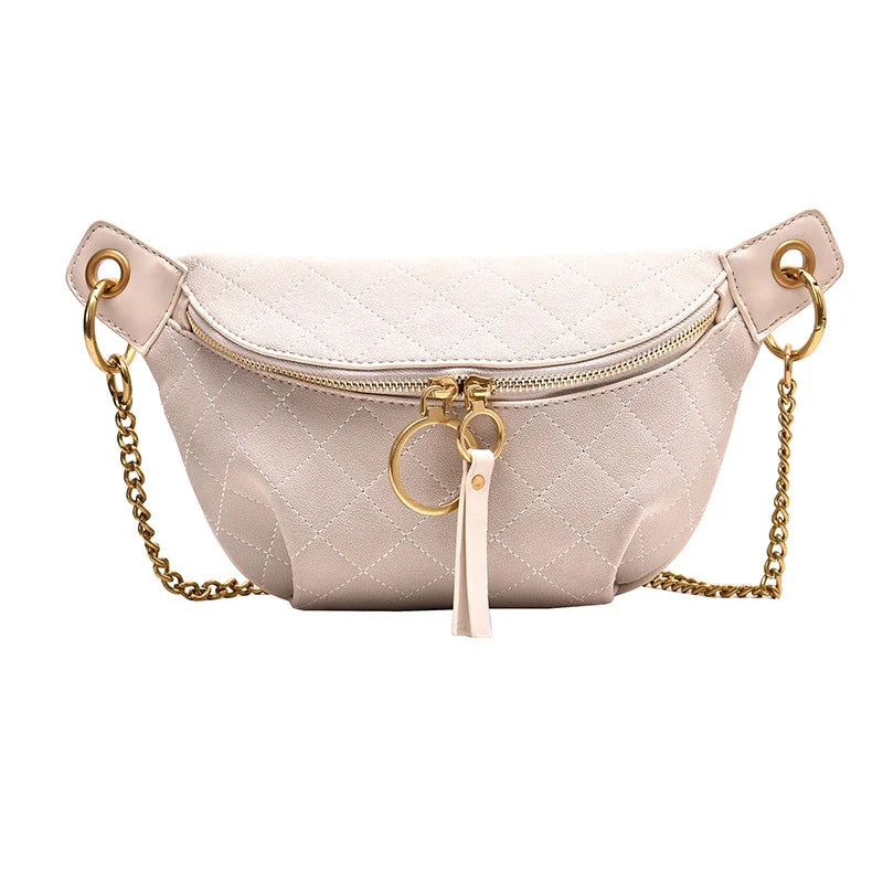 Diamond Lattice Crossbody Shoulder Bag for Women