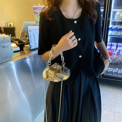Colorful Handbags for Women, Bucket Clutch Crossbody Shopping Bag