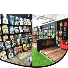 Cool 3D Print Skull Backpack for Teens 16Inch