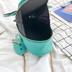 Stylish Cactus Crossbody Bag for Women Small PU Leather Handbag