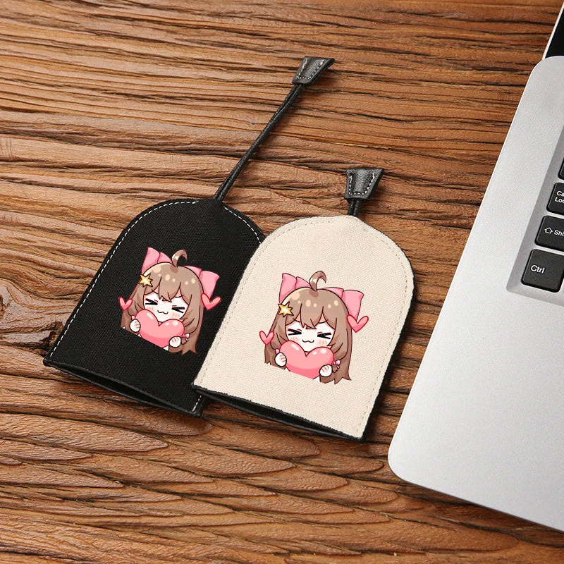 Canvas Key Bag Case Keychain Pouch