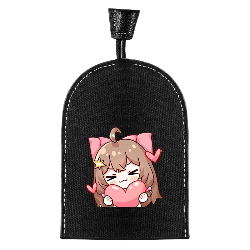 Canvas Key Bag Case Keychain Pouch