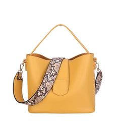High Leather Bucket Bag Tote Women Messenger Bags