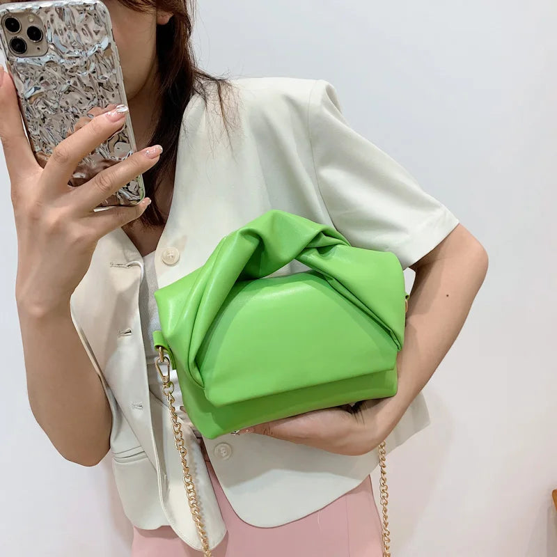 Women PU Leather Crossbody Shoulder Bags Lady Casual Small Chain Flap Bags