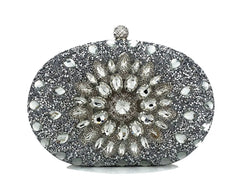 Diamond Sunflowers Mini Clutch Bags Evening Wallets 5 Colors