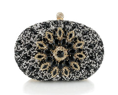 Diamond Sunflowers Mini Clutch Bags Evening Wallets 5 Colors