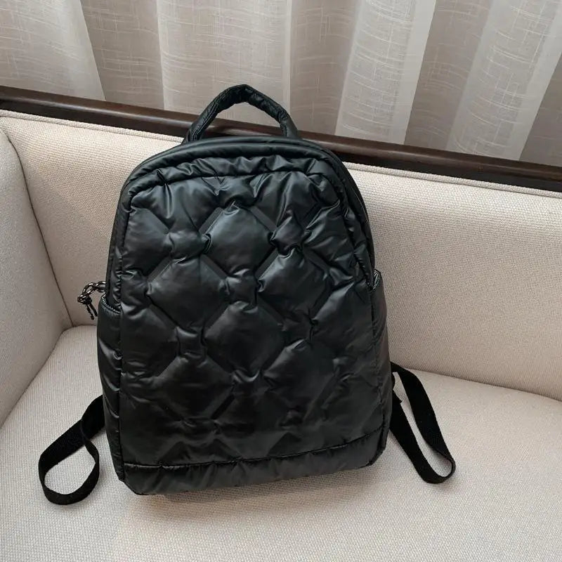Women's Down Bag with Mommy Bag Space Cotton Backpack