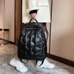 Women's Down Bag with Mommy Bag Space Cotton Backpack