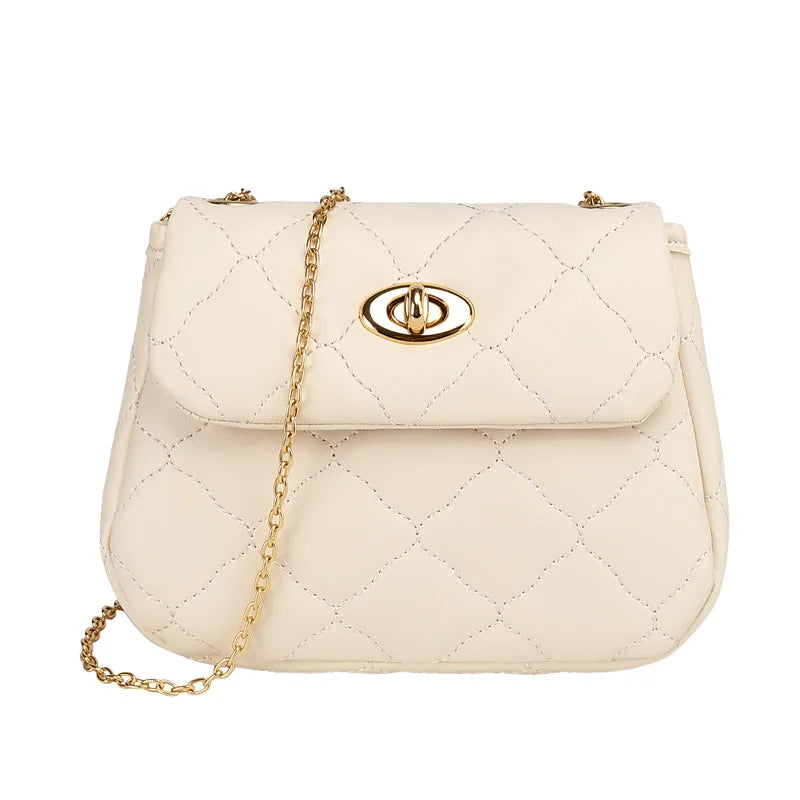 Women's Small Shoulder Bag Chain Rhombus Crossbody Handbag