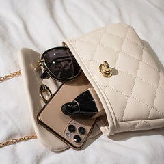 Women's Small Shoulder Bag Chain Rhombus Crossbody Handbag