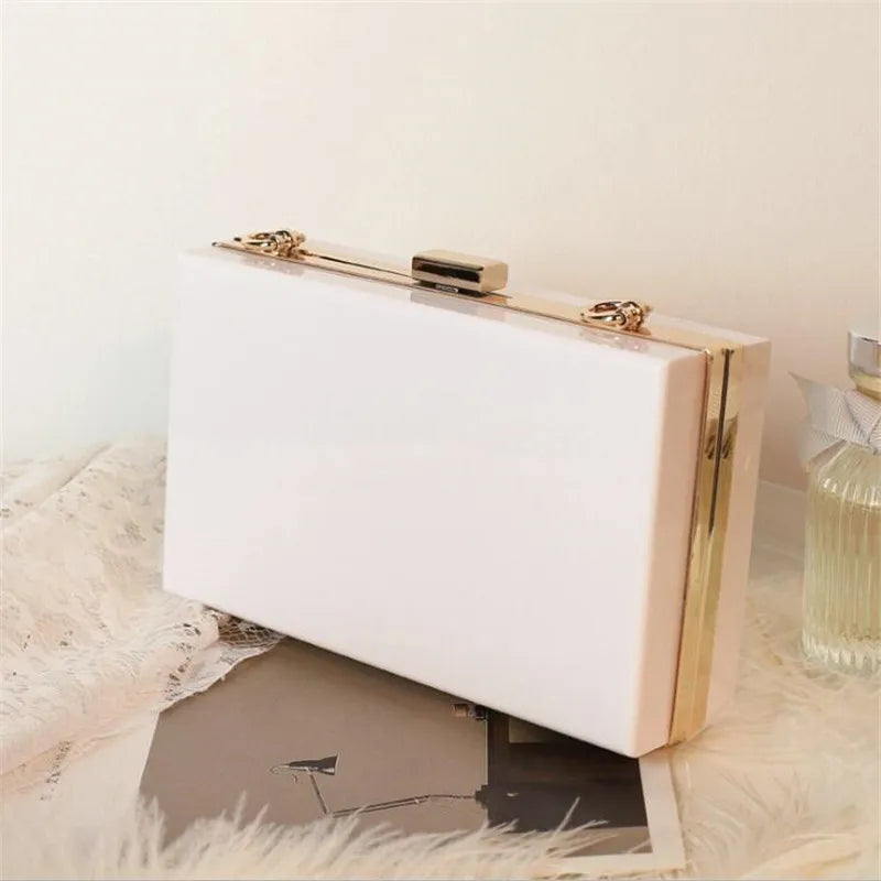 Acrylic Evening Clutch Bags Summer Candy Handbags Women Bags
