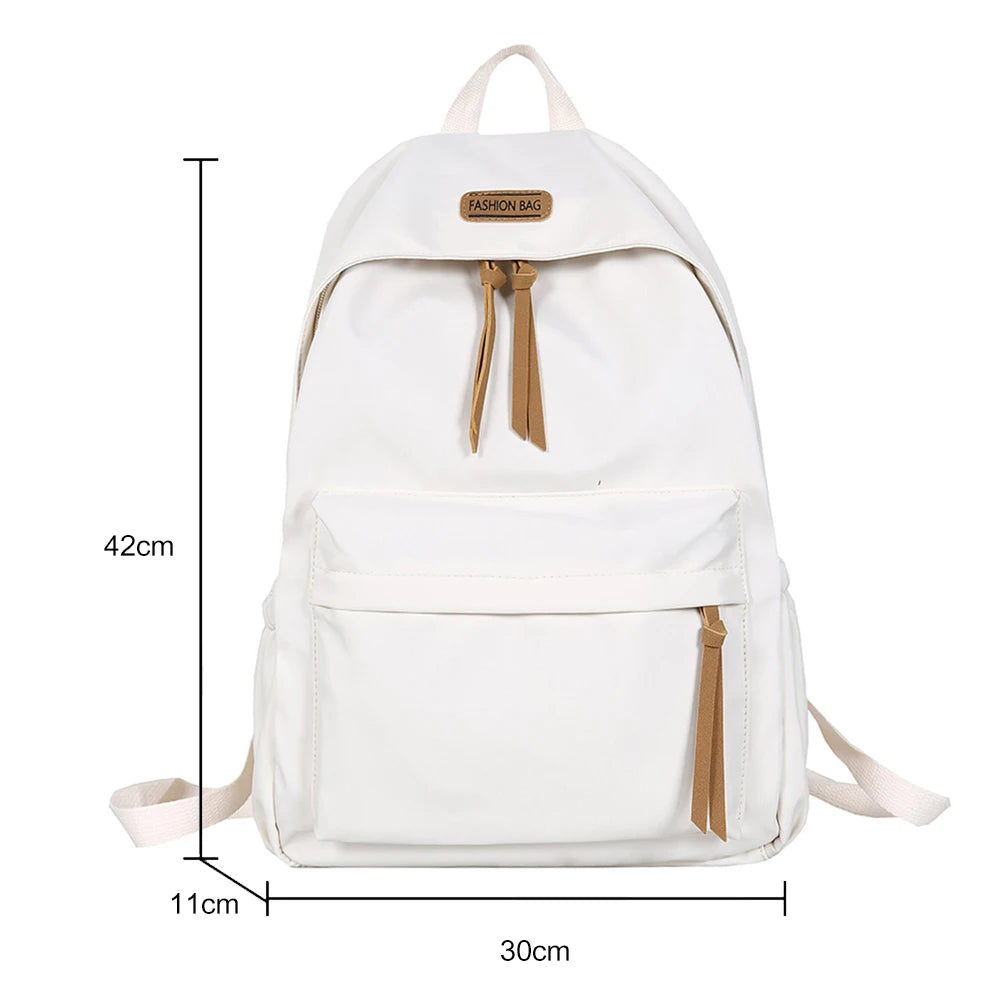 Teenager School Bookbag Large Capacity Nylon Back Pack