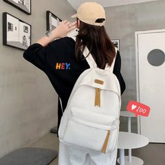 Teenager School Bookbag Large Capacity Nylon Back Pack