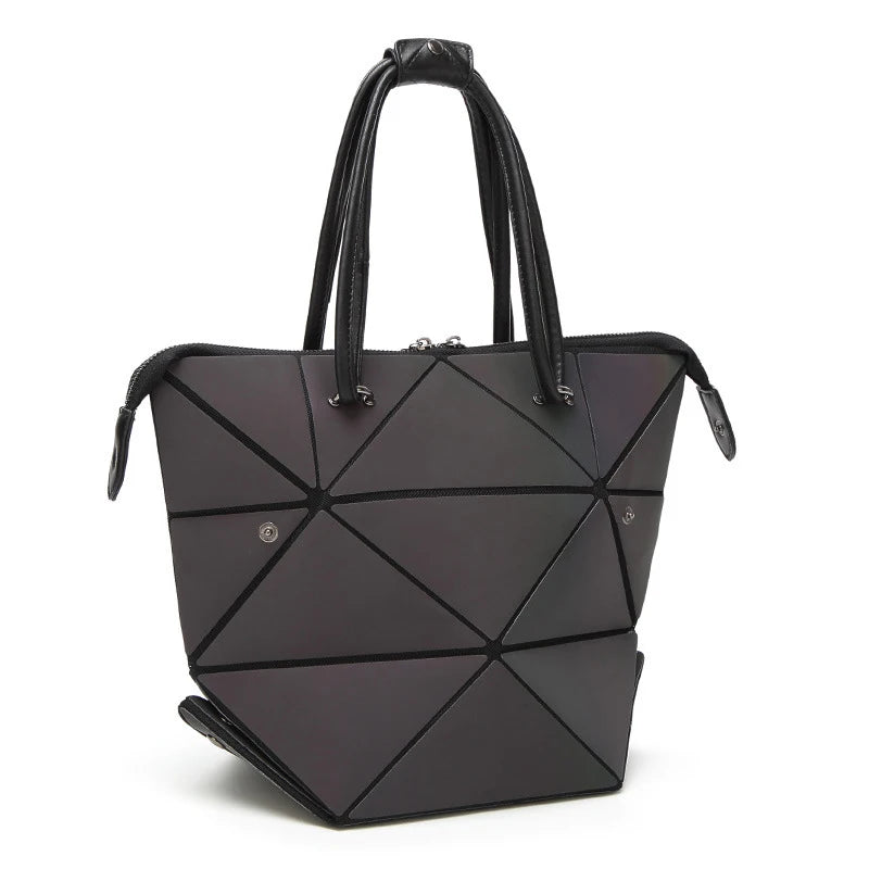 Luminous Geometric Handbags Women Crossbody Bag Tote Handbag