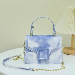Colorful Handbags for Women Bucket Clutch Box Square Crossbody Shopping