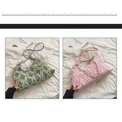 Colorful Handbags, Women Bucket Clutch Box, Square Crossbody Shopping Package