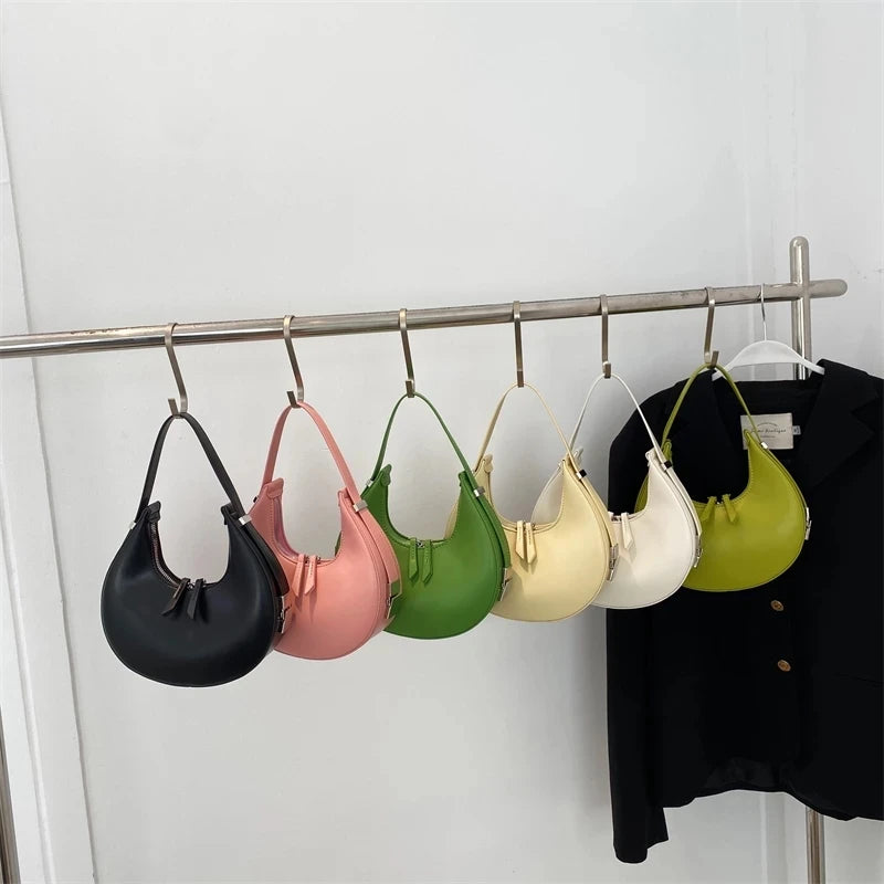 Small PU Leather Women Handbag Tote Shoulder Crossbody Bag