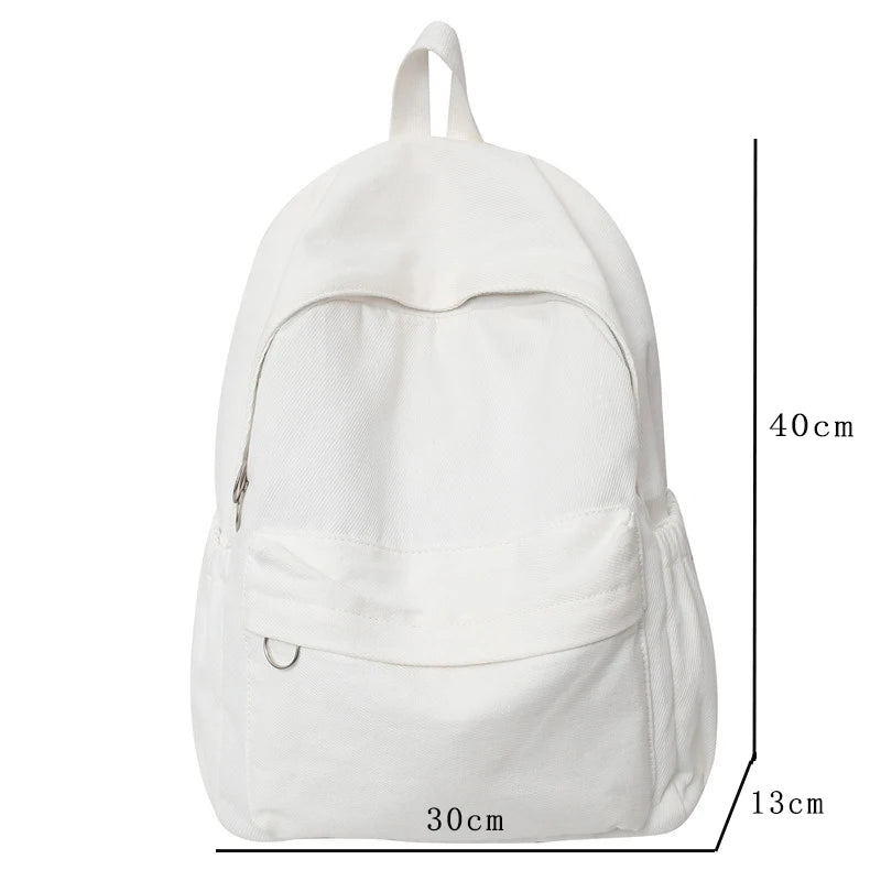 Canvas Backpack High Unisex MaleTravel Bag Backpacks School Bag
