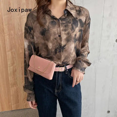 Leopard Print Waist Bag Chain Phone Shoulder PU Leather Fanny Pack