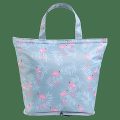 Portable Insulated Canvas Lunch Bag Thermal Food Picnic Tote Cooler Bag