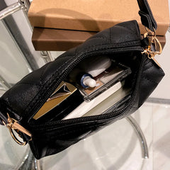 Embroidered Bag Rhombic Chain Shoulder Messenger Bag