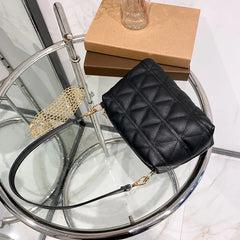 Embroidered Bag Rhombic Chain Shoulder Messenger Bag