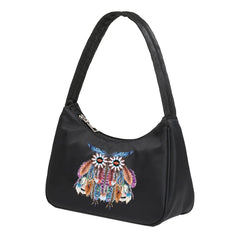 Feather Print Underarm Shoulder Bags Women Harajuku Tote Bag
