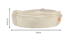 Invisible Travel Waist Packs Passport Money Belt Bag