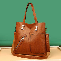 Multi-pocket PU Leather Shoulder Bags for Women