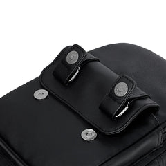 Men Leather Backpack Small Shoulder Bags for Male High Pu Mini Crossbody Bag