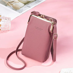 Matte Leather Crossbody Bag Women Shoulder Messenger Clutch Phone Purse Handbag