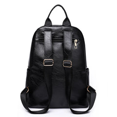 Fashion PU Leather Girl Backpack Shoulder Bag