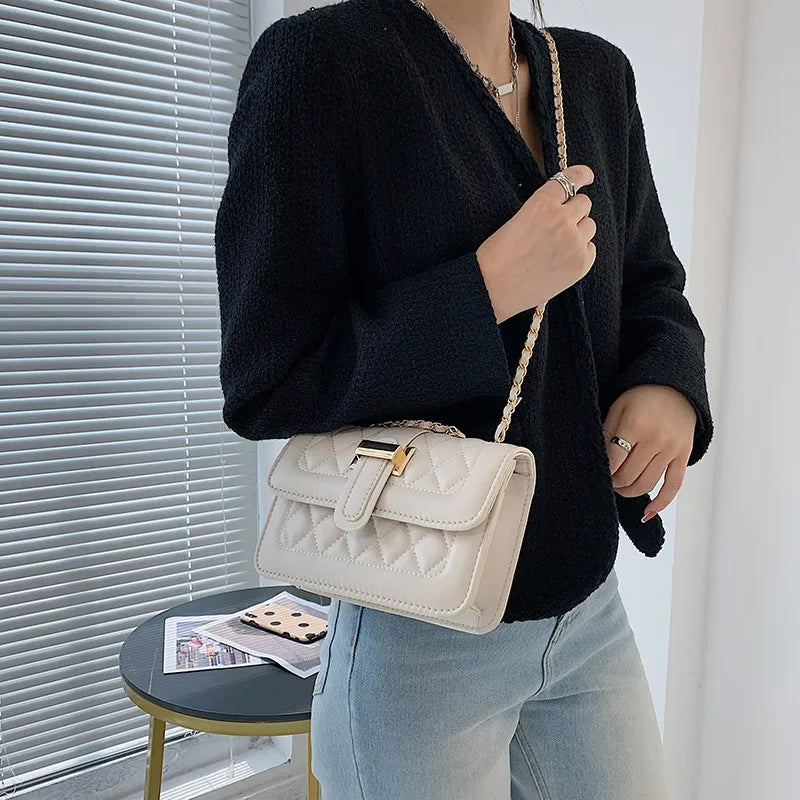 PU Leather Women Shoulder Bag Satchels Solid Female Crossbody Leisure