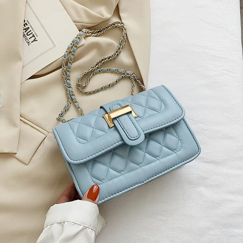 PU Leather Women Shoulder Bag Satchels Solid Female Crossbody Leisure