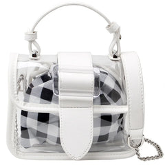 Small PVC Jelly Bag Transparent Shoulder Handbag