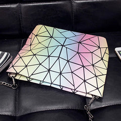 Luminous Geometry Women Shoulder Bags Chain Handbag