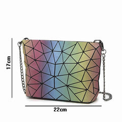Luminous Geometry Women Shoulder Bags Chain Handbag